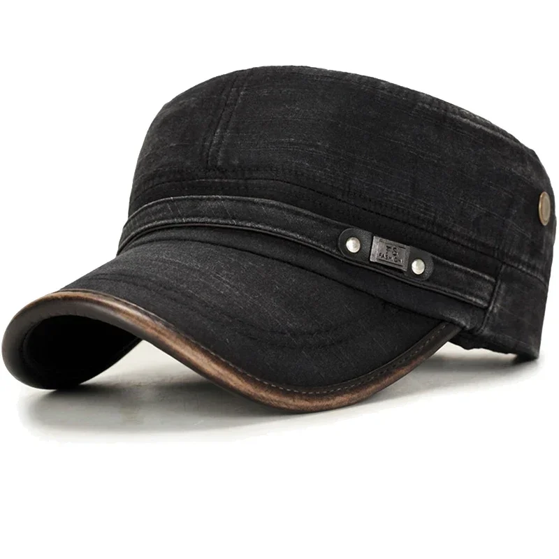Washed Distressed Faded Leathe - Dad Hat Cotton recension och pris