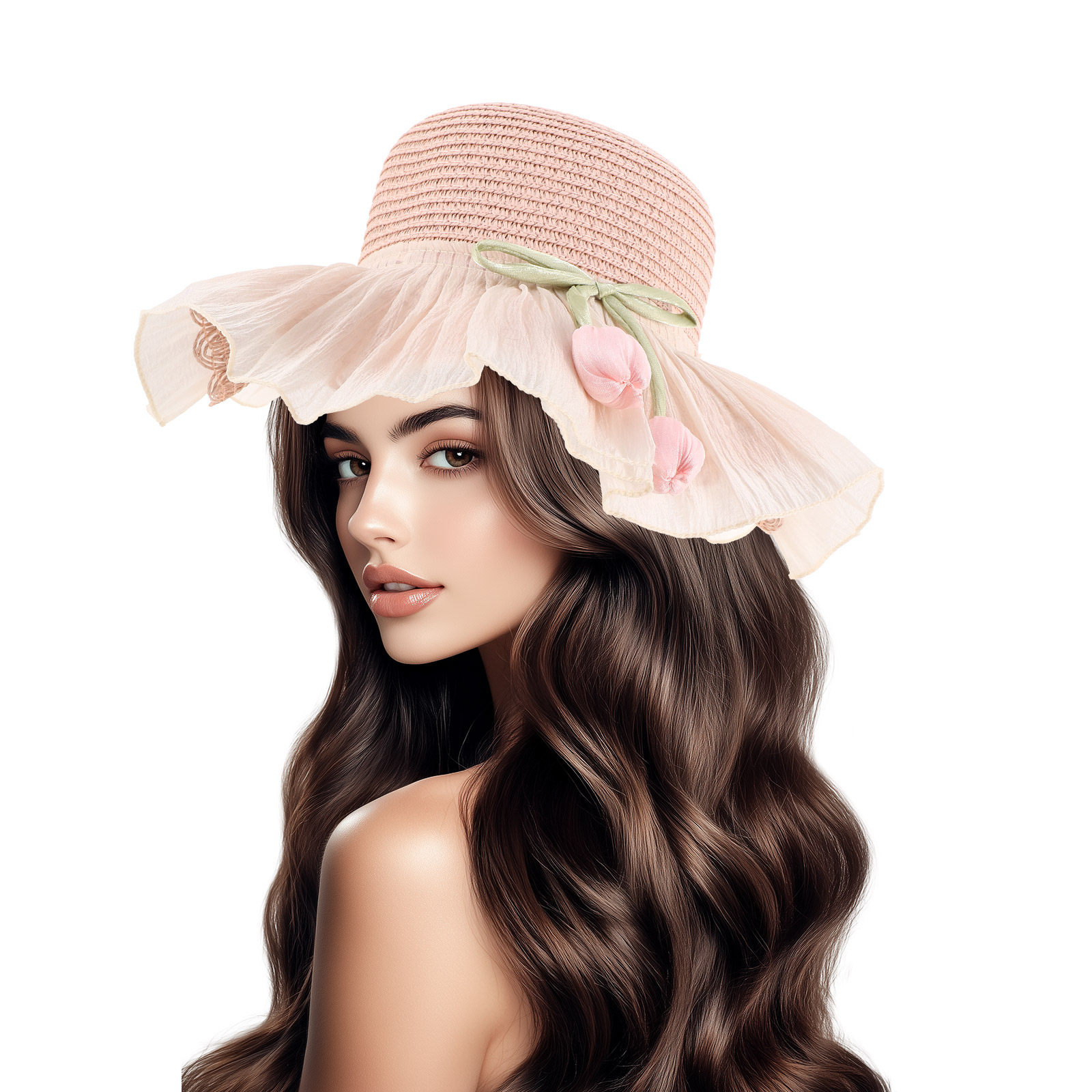 Girl Summer Straw Sun Hat Brea - Sun Hat Wide Brim recension och pris