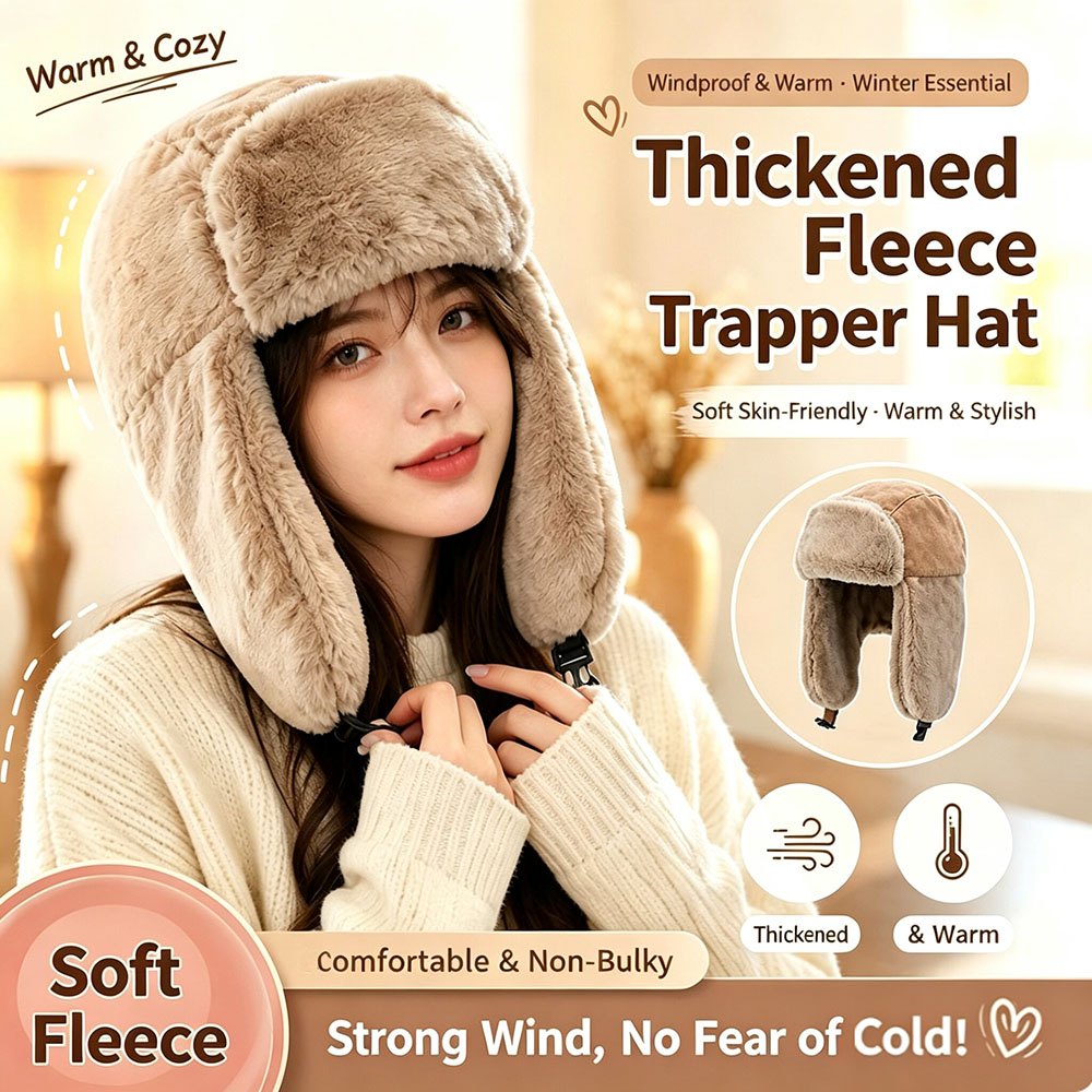 Unisex Thick Plush Trapper Hat - Trapper Hat Ear Flap recension och pris