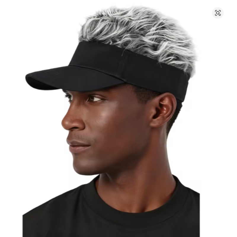 Men Women Synthetic Spiked Wig - Visor Sun Hat recension och pris